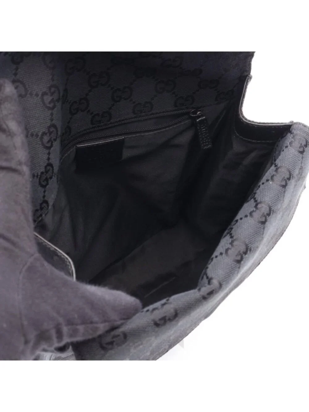 Gucci Backpack GG Canvas 003 Black Jackie